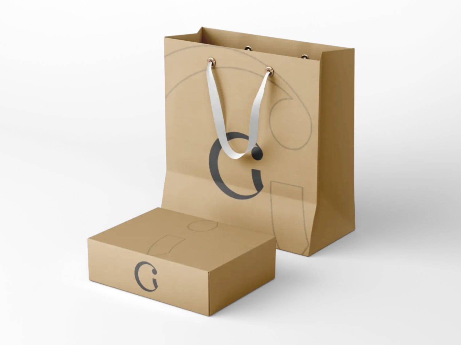Gemina Box & Bag mockup