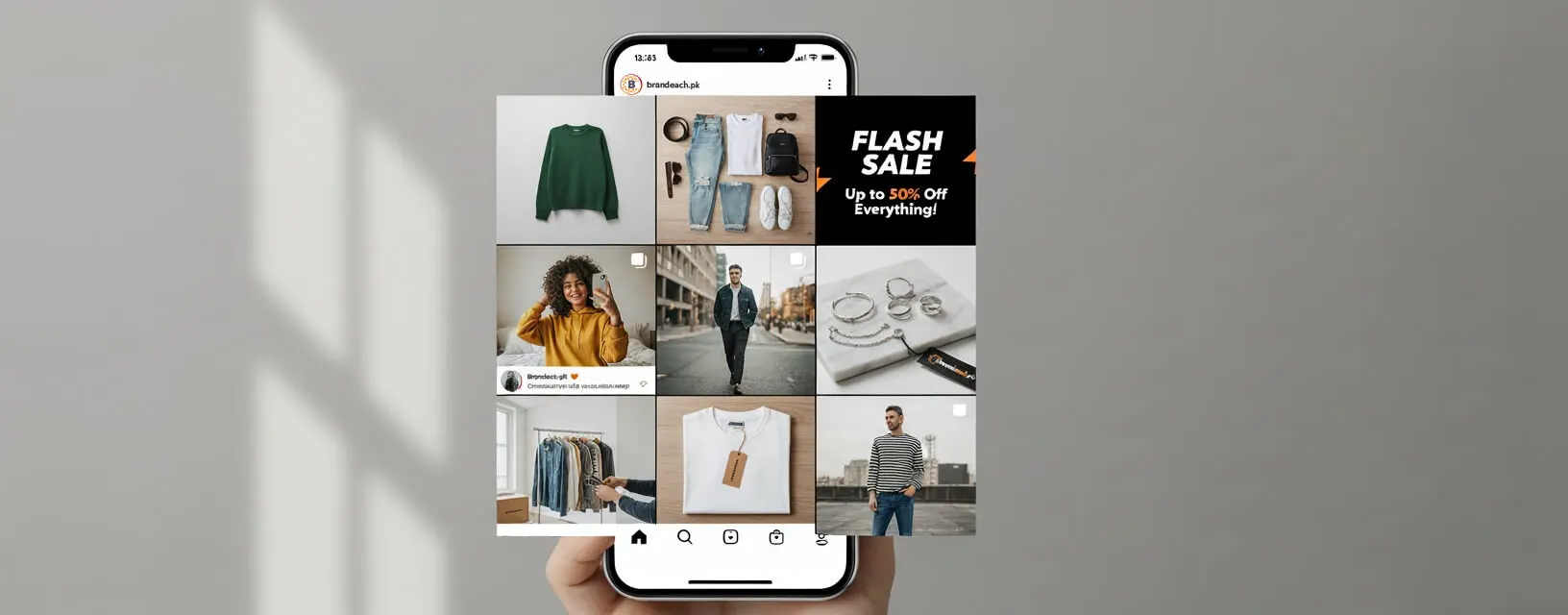Brandeach instragram mockup PetPil Brand Asset